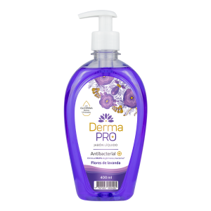 Jabón líquido antibacterial fragancia Flores de lavanda 400ml